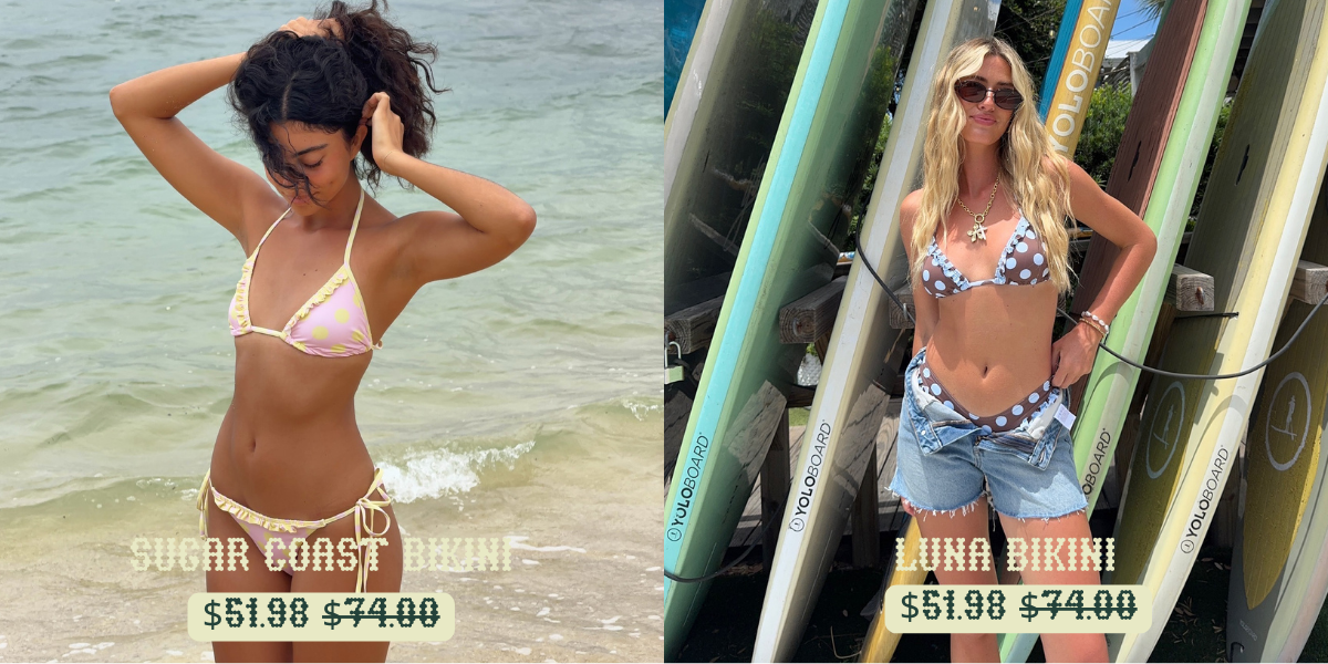 30% off full prices swim- this weekend only!