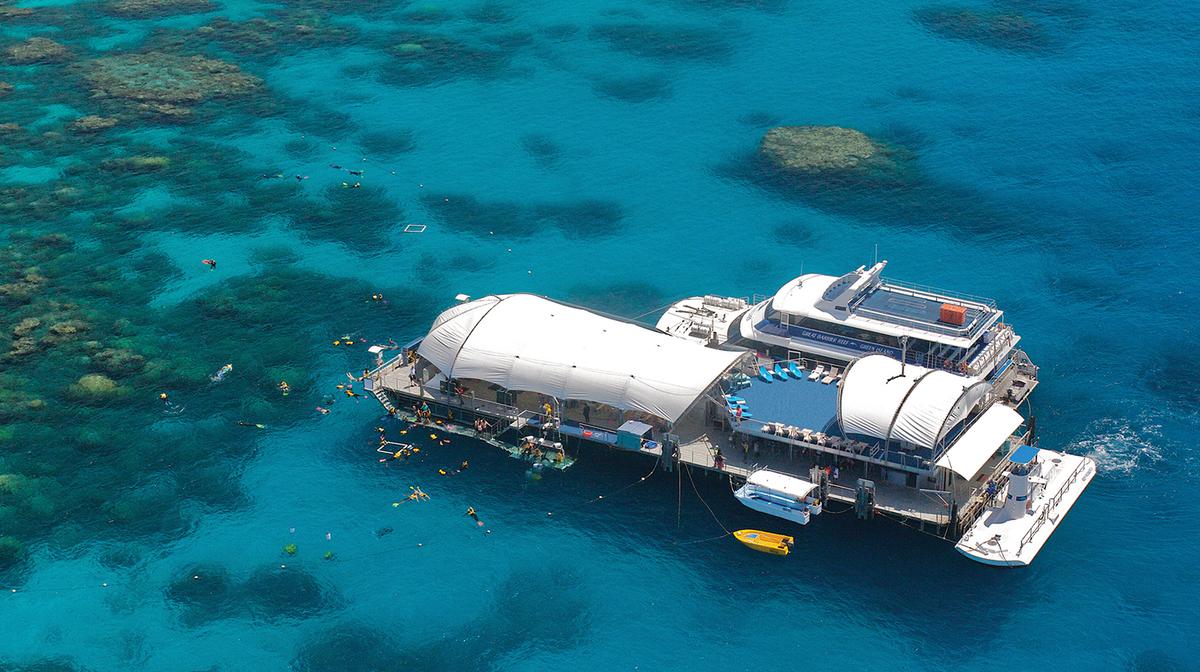 Full-Day Outer Great Barrier Reef Adventure with Buffet Lunch & Snorkelling Equipment