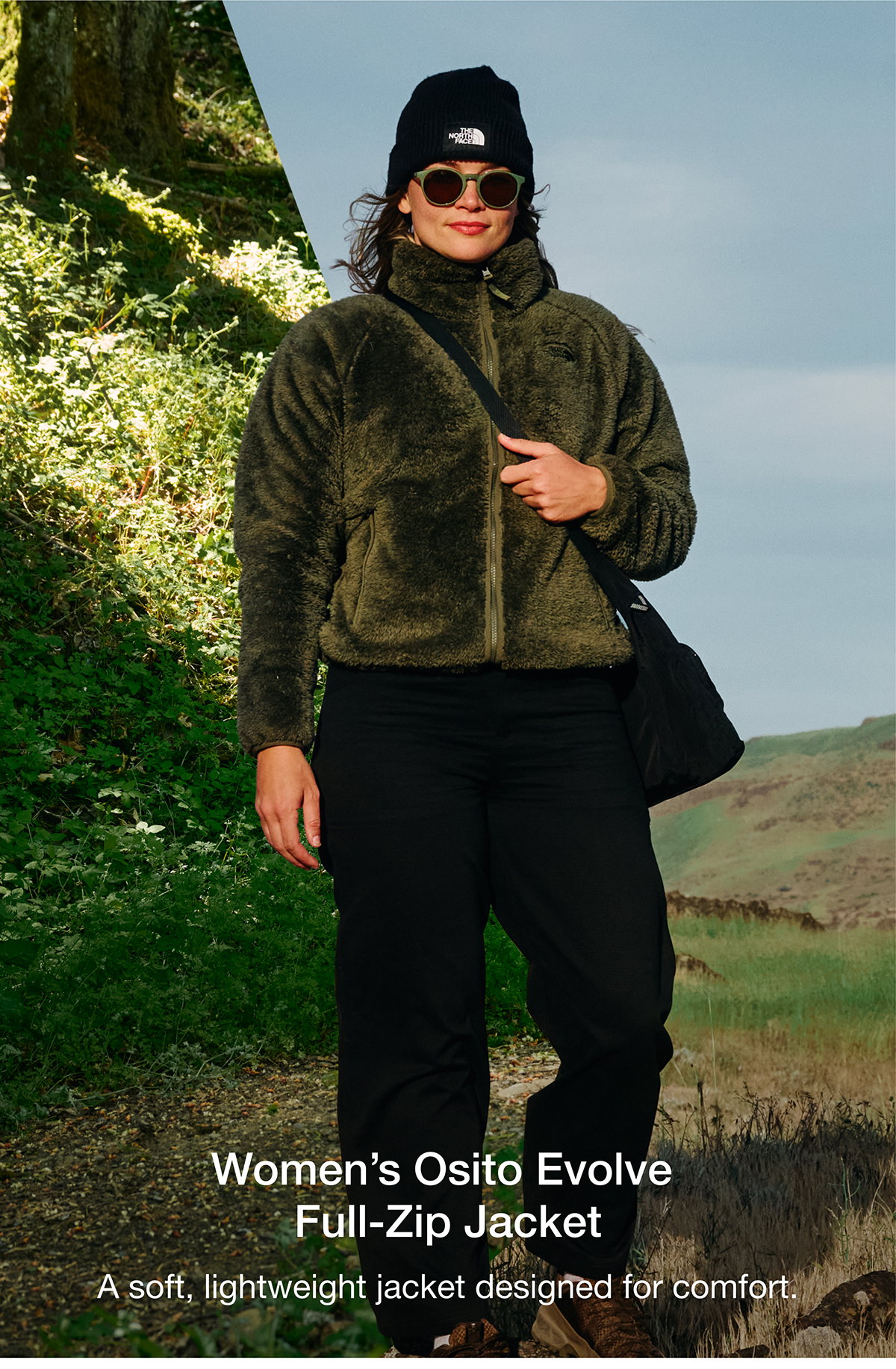 Women's Osito Evolve Full-Zip Jacket. A soft, lightweight jacket designed for comfort.