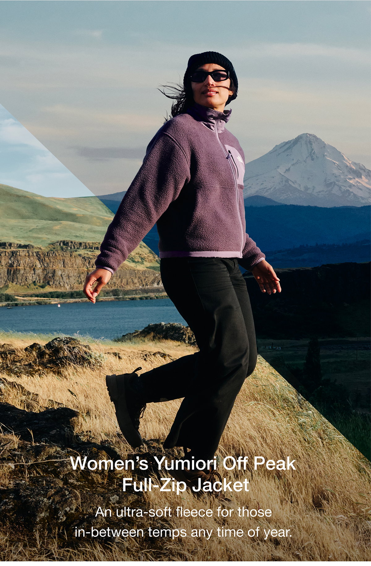 Women's Yumiori Off Peak Full-Zip Jacket. An ultra-soft fleece for those in-between temps any time of year.