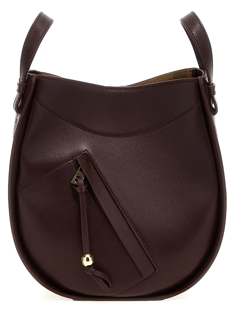 Loewe Hammock Slice Crossbody Bag Bordeaux