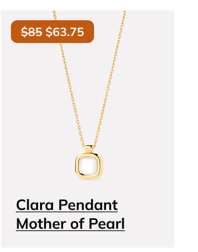 Clara Pendant Mother of Pearl