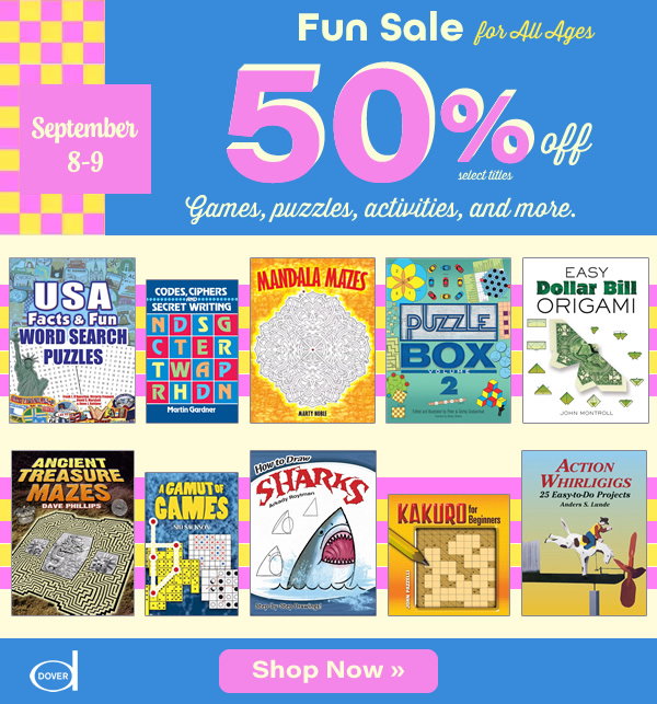 Fun Sale: 50% Off Games, Puzzles, and More