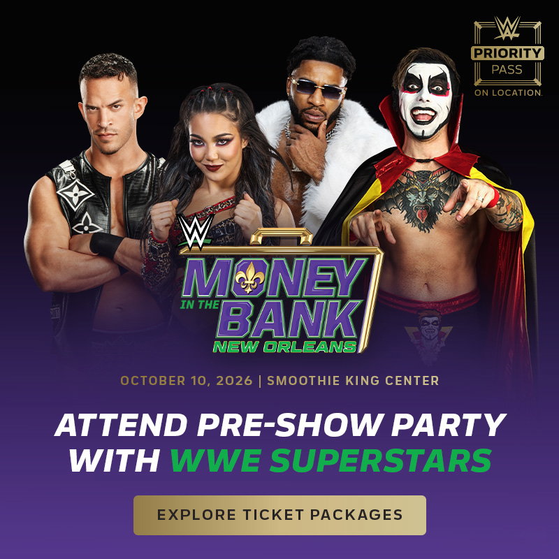 Money in the Bank VIP Packages