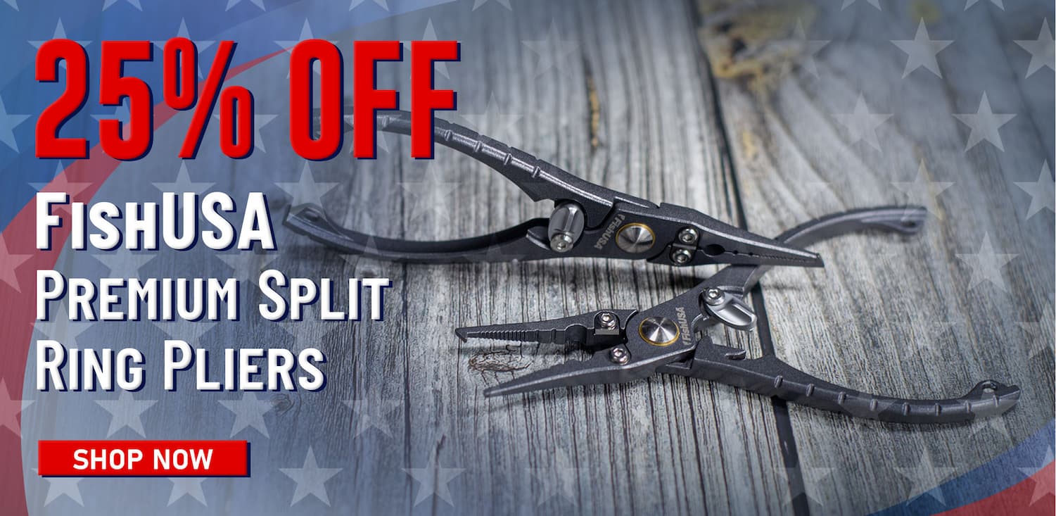 25% Off FishUSA Premium Split Ring Pliers Shop Now