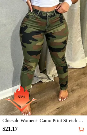Chicsale Women s Camo Print...