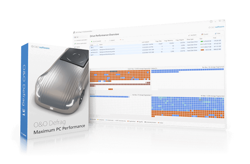 O&O Defrag 31 Professional Edition