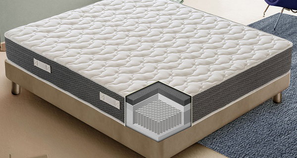 Matelas à mémoire de forme et à ressorts ensachés 11 zones