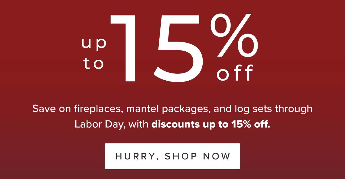 Labor Day Sale up to 15% Off