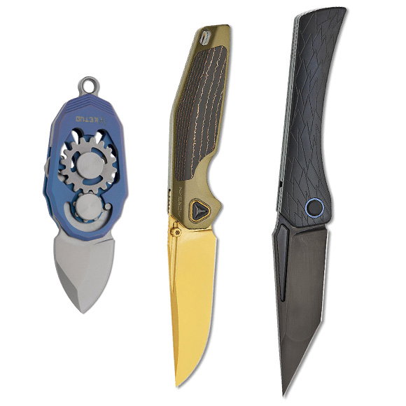 Ketuo Knife Beetle Mini Knives and Morgan Front Flippers