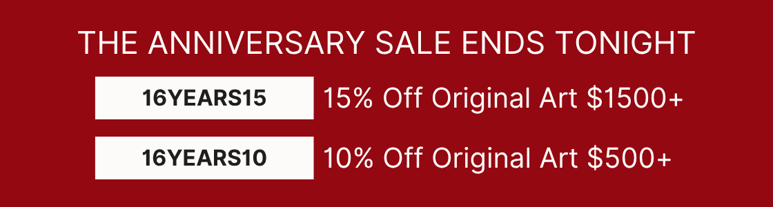 Anniversary Sale ends tonight
