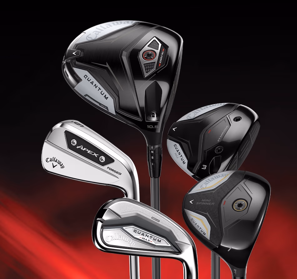 Callaway Quantum, Apex, and X Forged Clubs