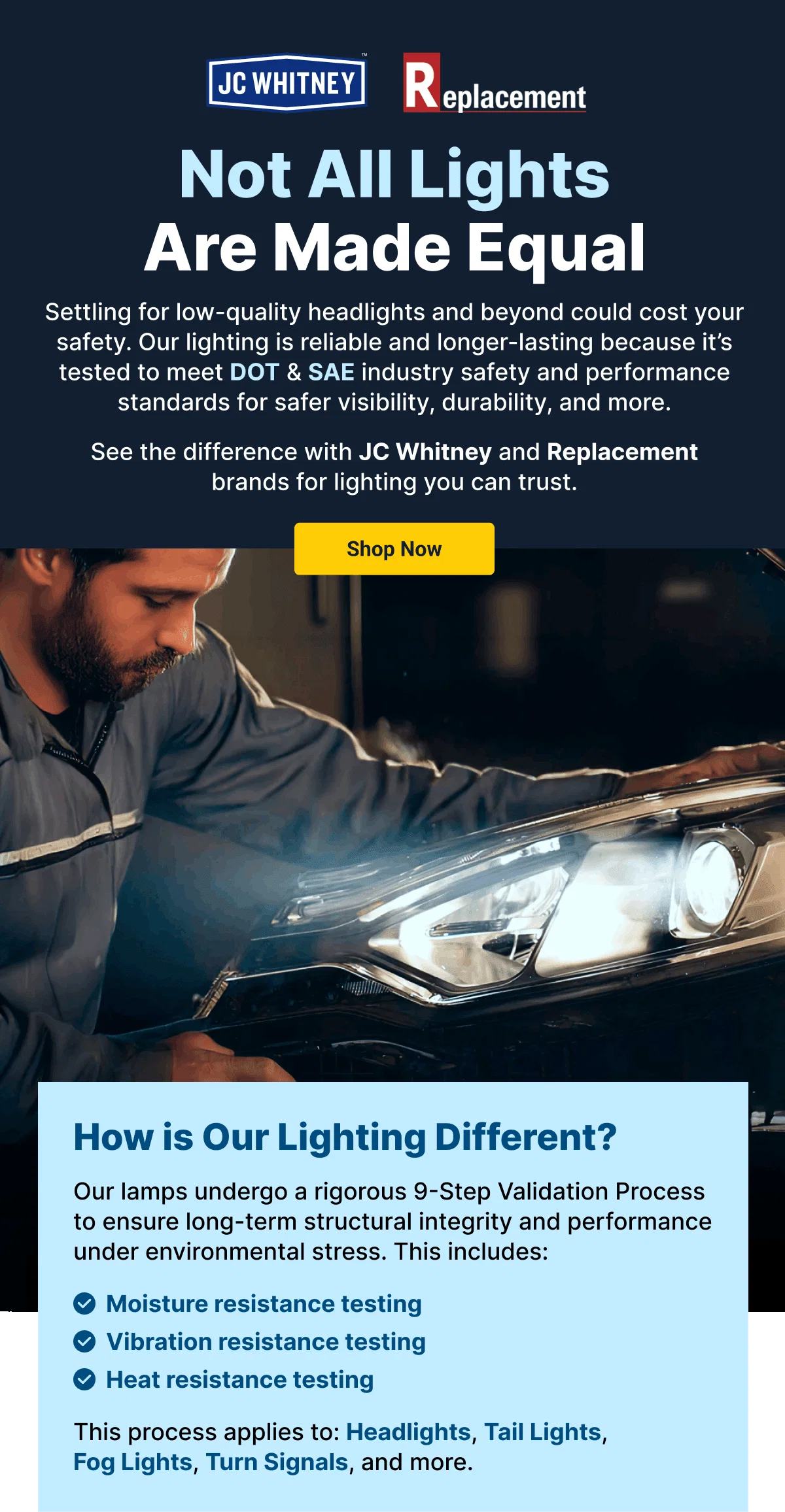 Not All Lights Are Made Equal | Shop Now