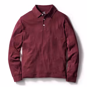 Vintage Slub Long Sleeve Polo