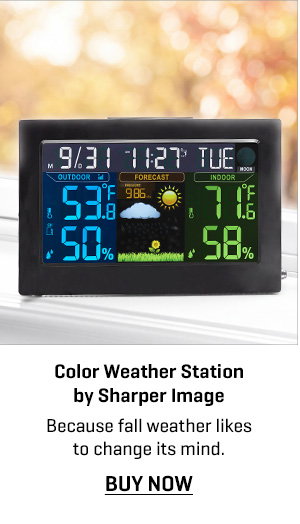 Color Weather Station by Sharper Image
