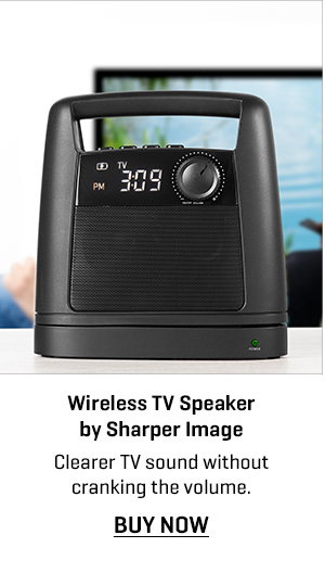 Wireless TV Speaker by Sharper Image