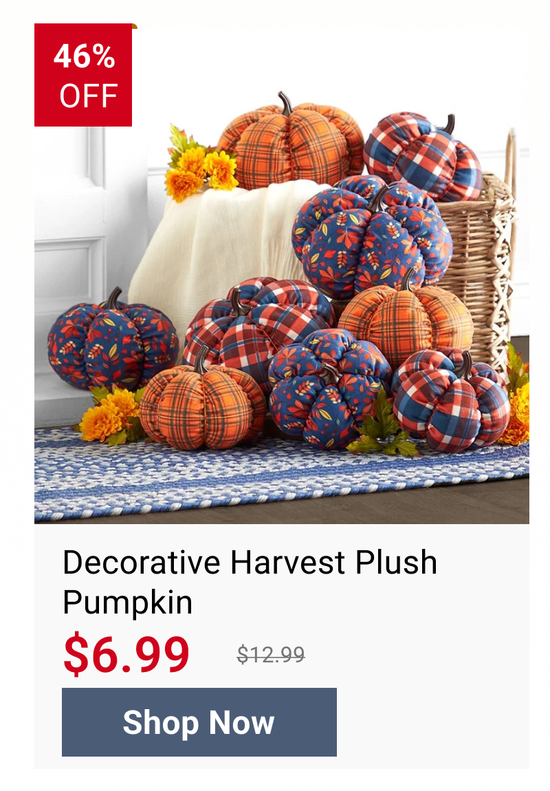 Decorative Harvest Plush