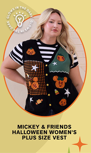 Mickey and Friends Halloween Women's Plus Size Vest