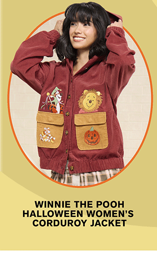 Winnie the Pooh Halloween Women's Corduroy Jacket
