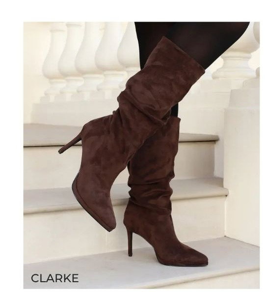 Clarke suede boots