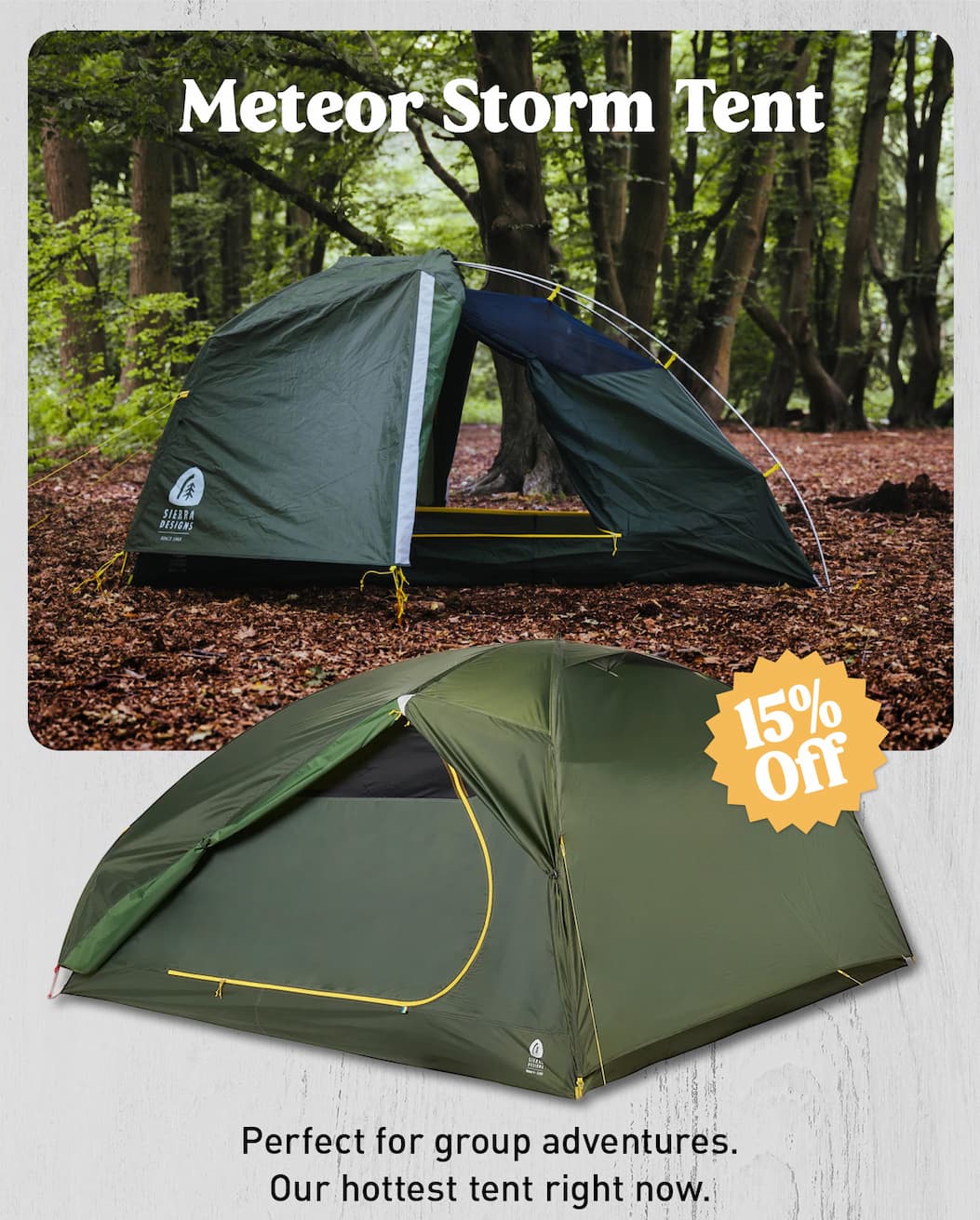 Meteor Storm Tent on Sale