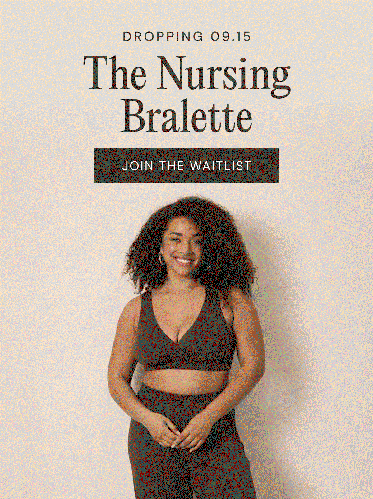 Dropping 09.15 The Nursing Bralette Join the waitlist