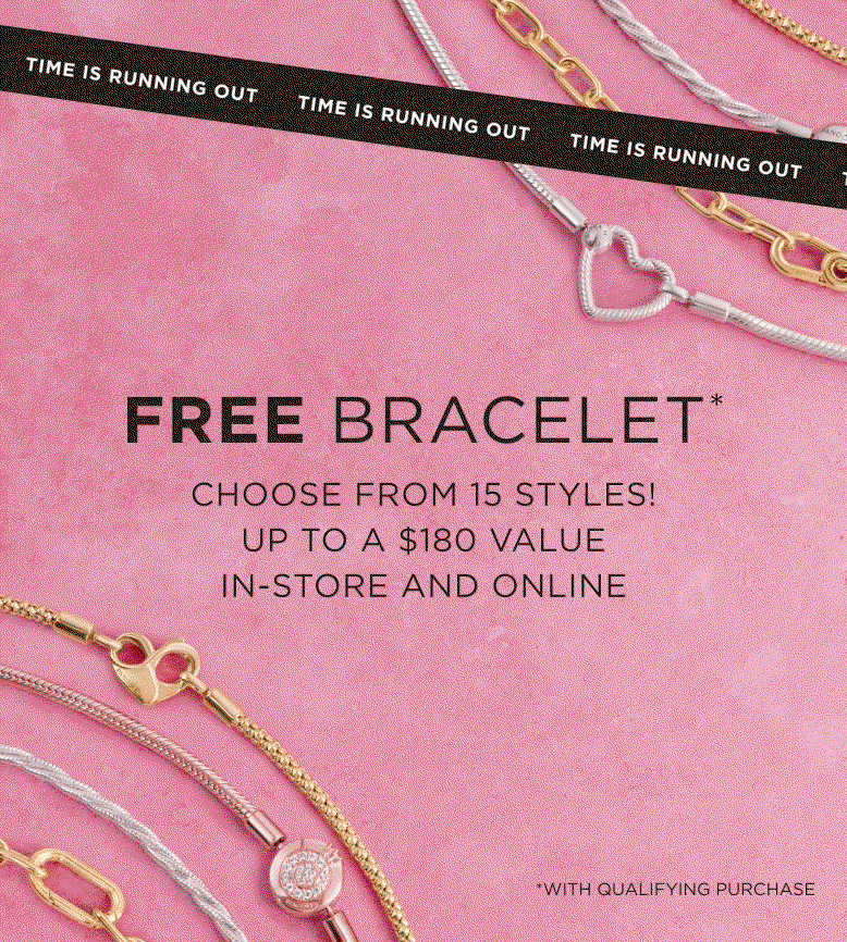 Free Bracelet with qualifying spend