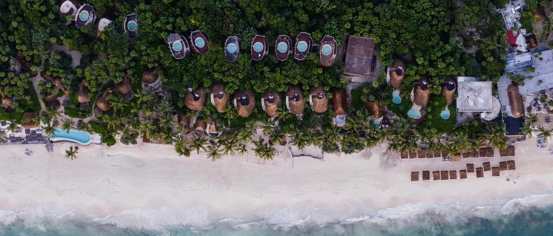 Tulum Beachfront Private Pool Oasis with Daily Breakfast & Nightly Cocktails