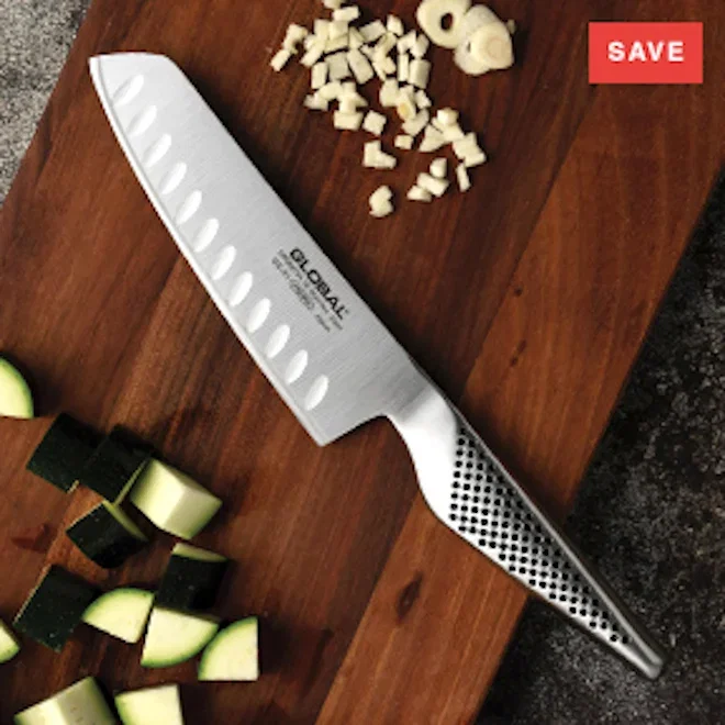 Global GS Series Fluted Vegetable Knife, 14cm