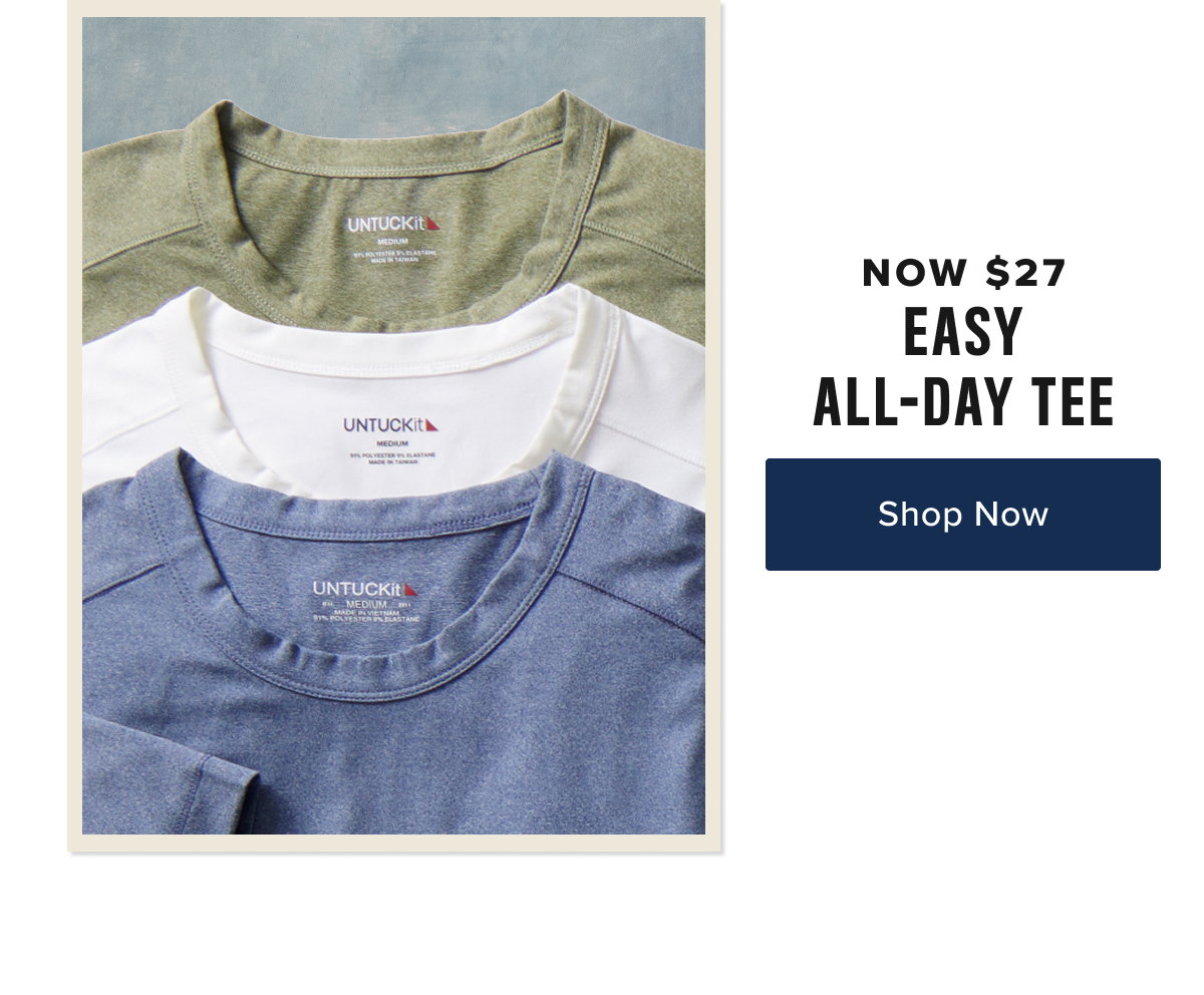COLLECTION OF TEES IS VARIOUS COLORS