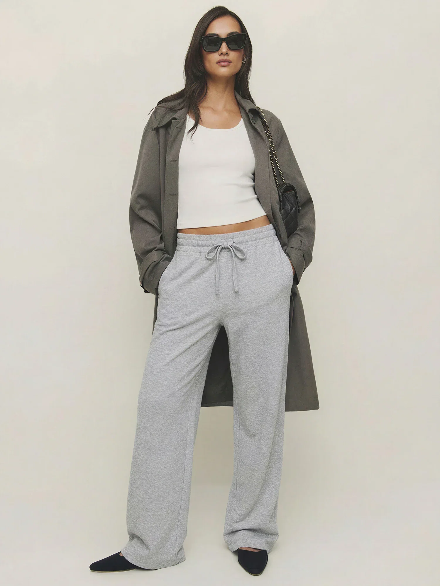 Image of Modal Scuba Wide Leg Pant