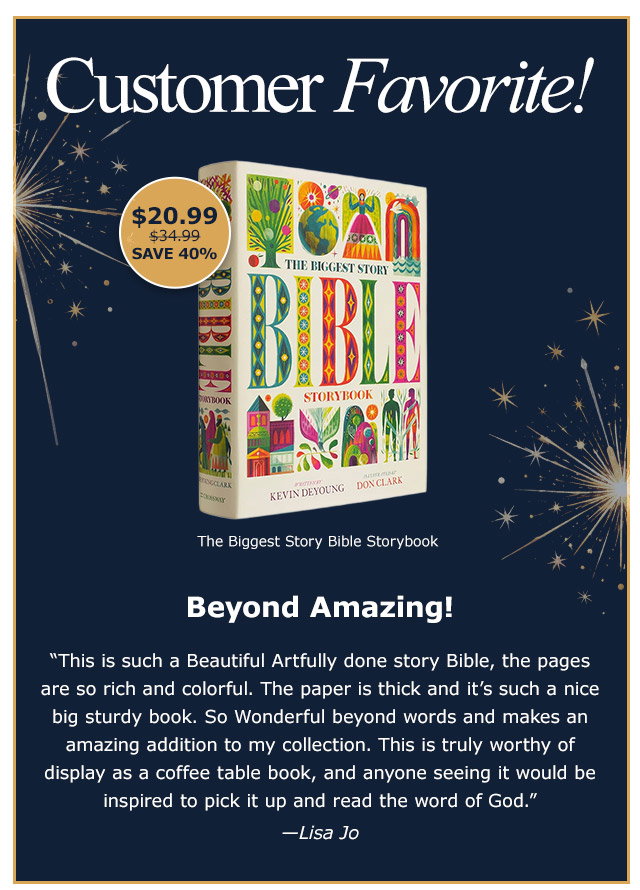Customer Favorite! The Biggest Story Bible Storybook