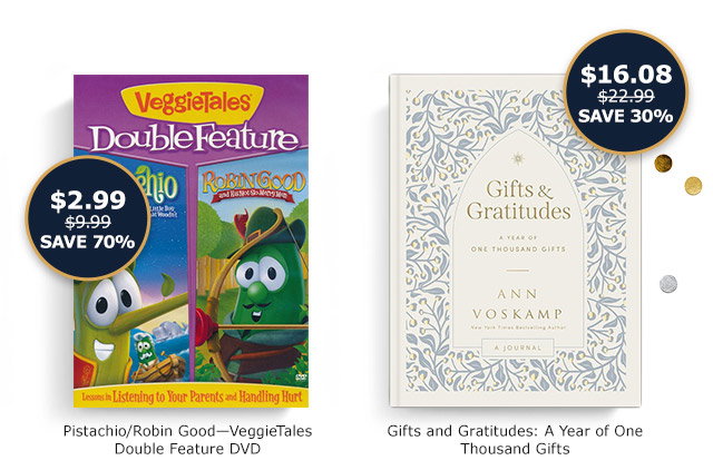 Pistachio/Robin Good VeggieTales Double Feature DVD | Gifts and Gratitudes