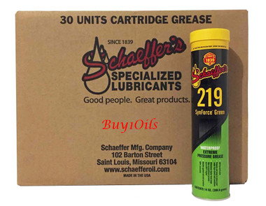 Schaeffer s 219-029 SynForce Green Grease NLGI #1 or #2 | 30-TC