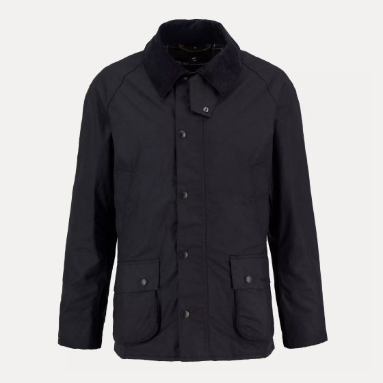 Mens Ashby Water Resistant Windproof Long Sleeve Wax Jacket