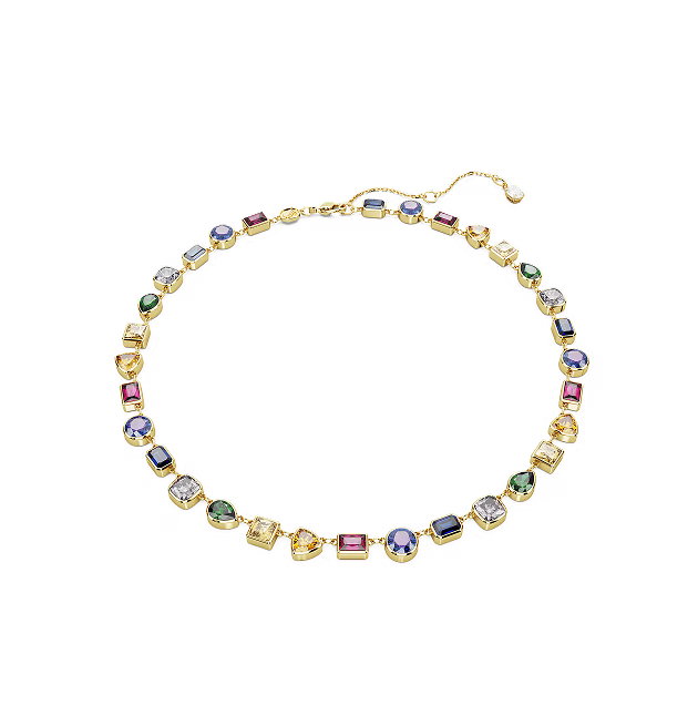 Collana Imber, Taglio misto, Multicolore, Finitura oro 18K