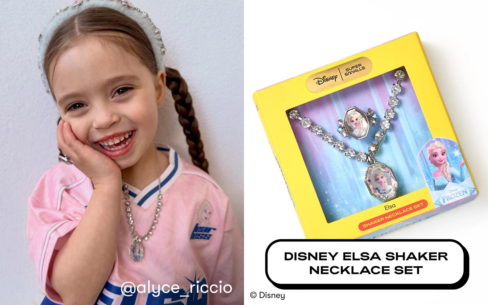 Disney Elsa Shaker Necklace Set