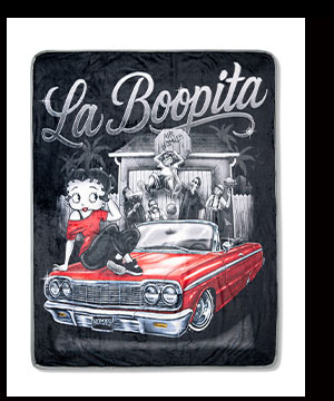 Betty Boop x Homies La Boopita Fleece Blanket
