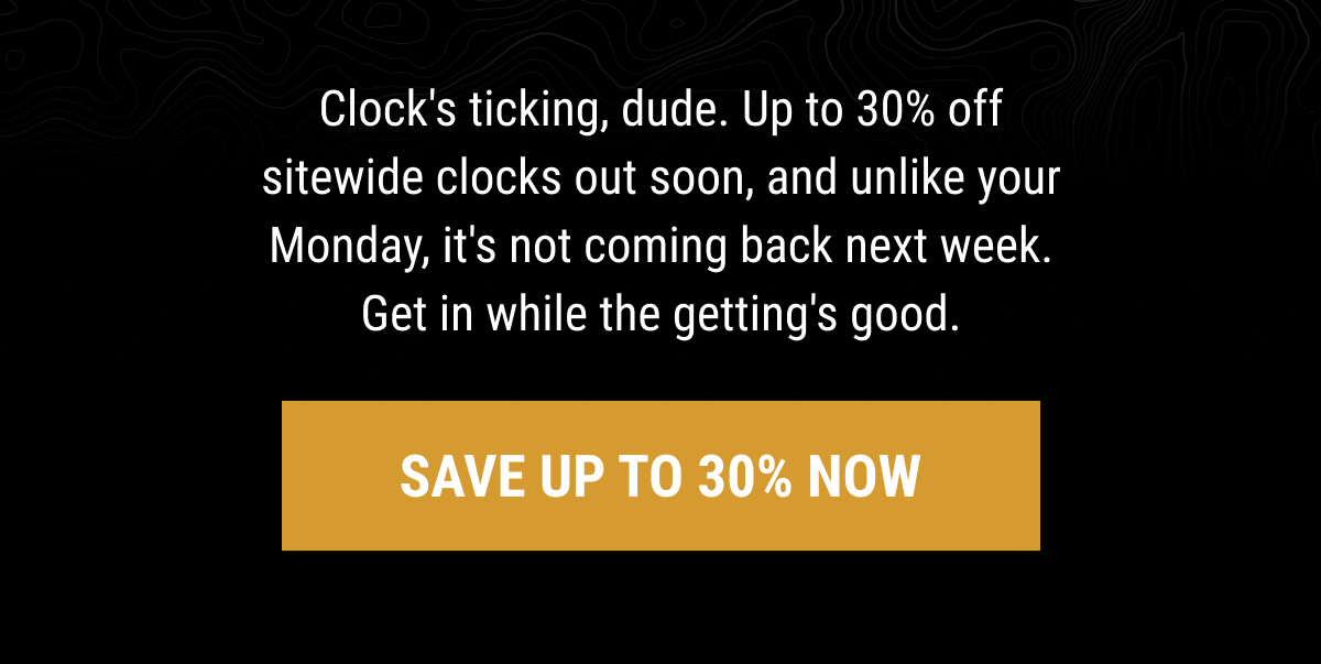 SAVE UP TO 30% NOW