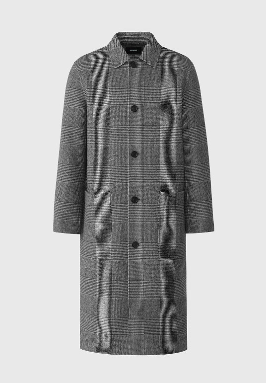 BECKETT-PL Double face wool Balmacaan coat