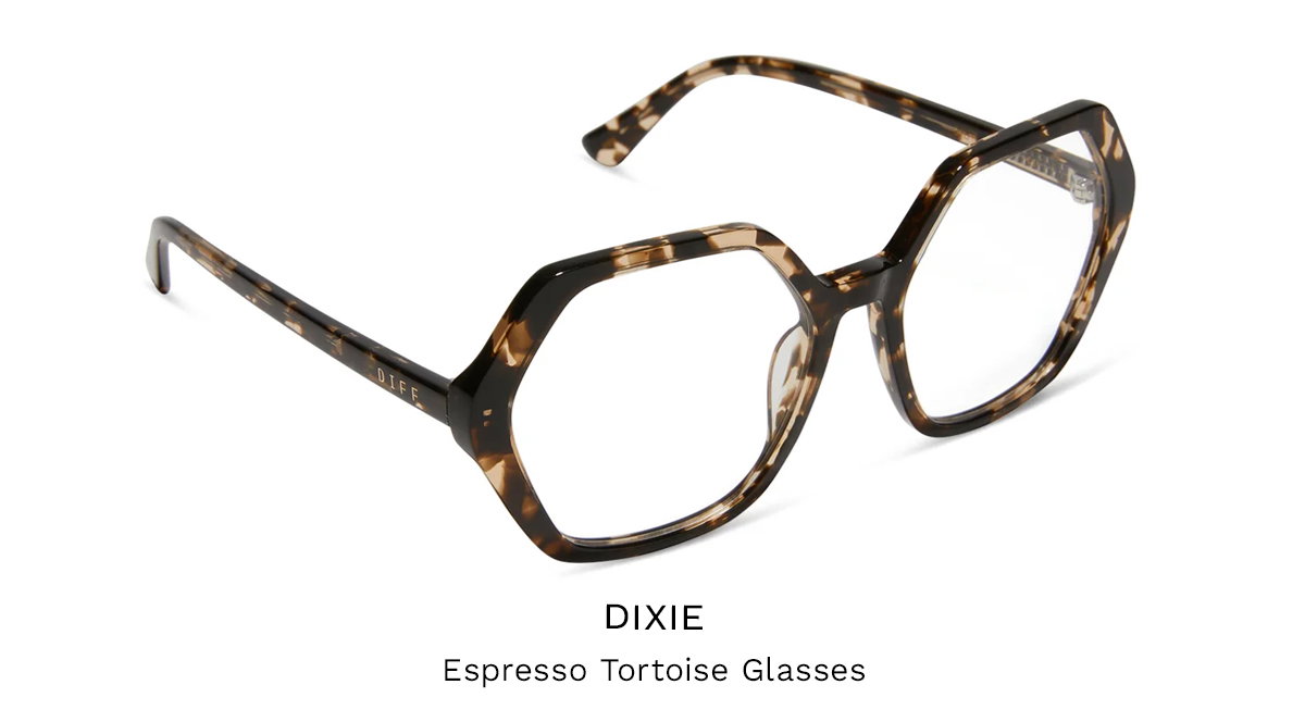 Shop DIXIE Espresso Tortoise Glasses
