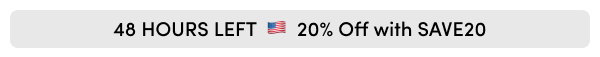 48 HOURS LEFT 🇺🇸 20% Off with SAVE20