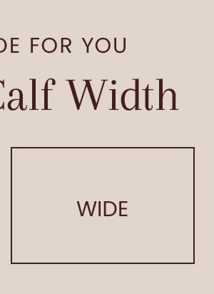 Shop by Calf Width [Wide]
