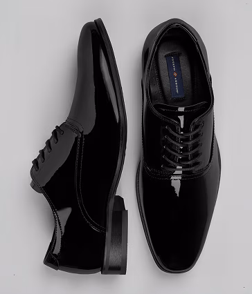 FORMAL PLAIN TOE PATENT FINISH OXFORDS