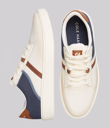 Cole Haan | Grand Crosscourt Winner Leather Lace-Up Sneakers