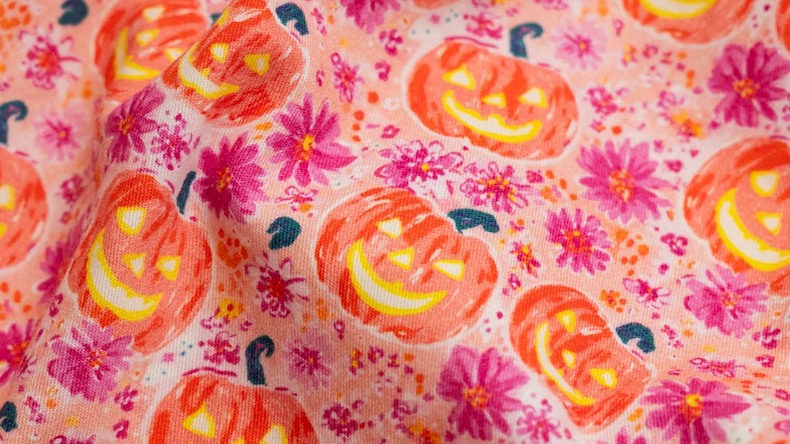 Floral Jack-O-Lantern Smocked Collection