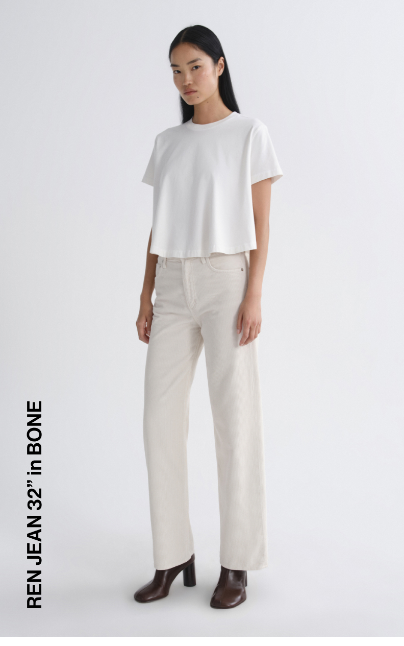 Ren Jean 32" in Bone