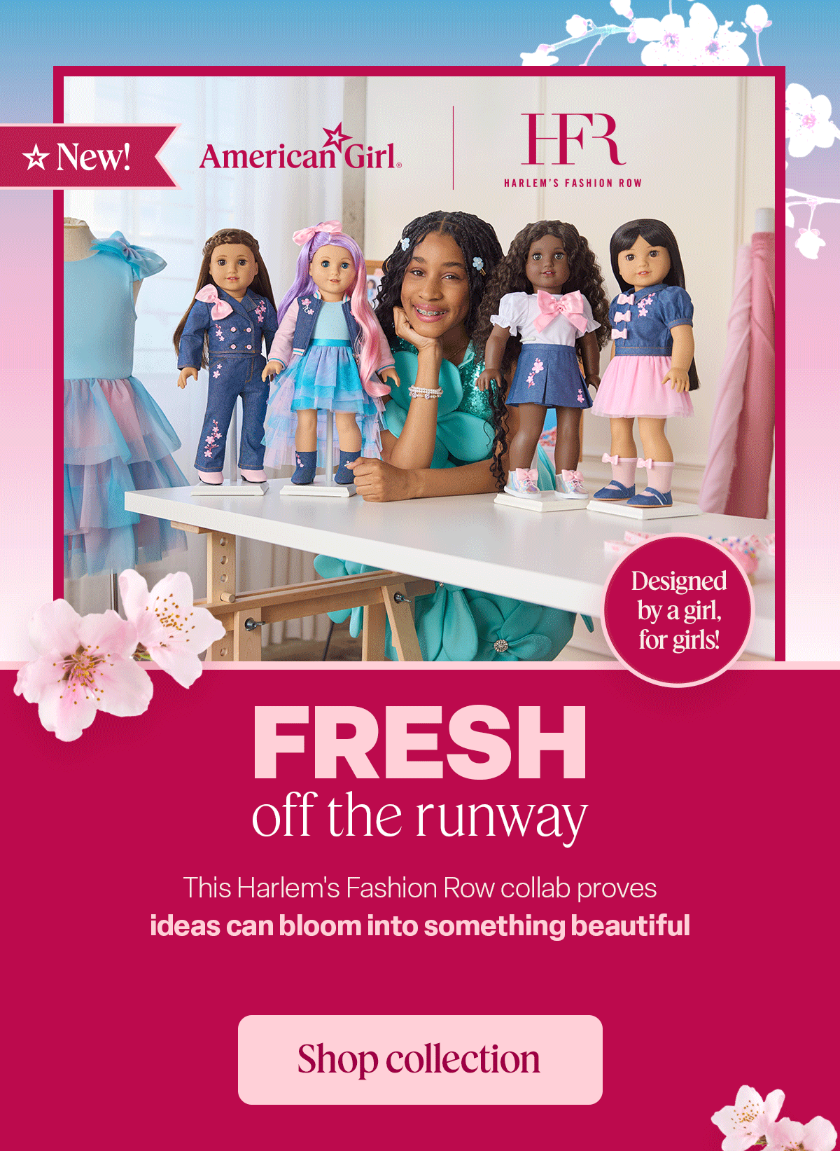 fresh of the runaway. this harlems fashion row collab proves ideas can bloom into something beautiful. Shop Collection