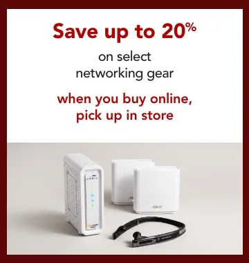 save up to 20% on select network gear