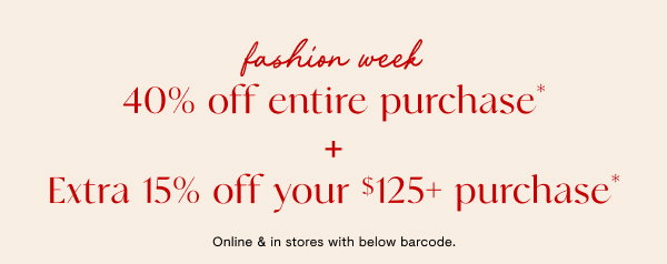 40% off